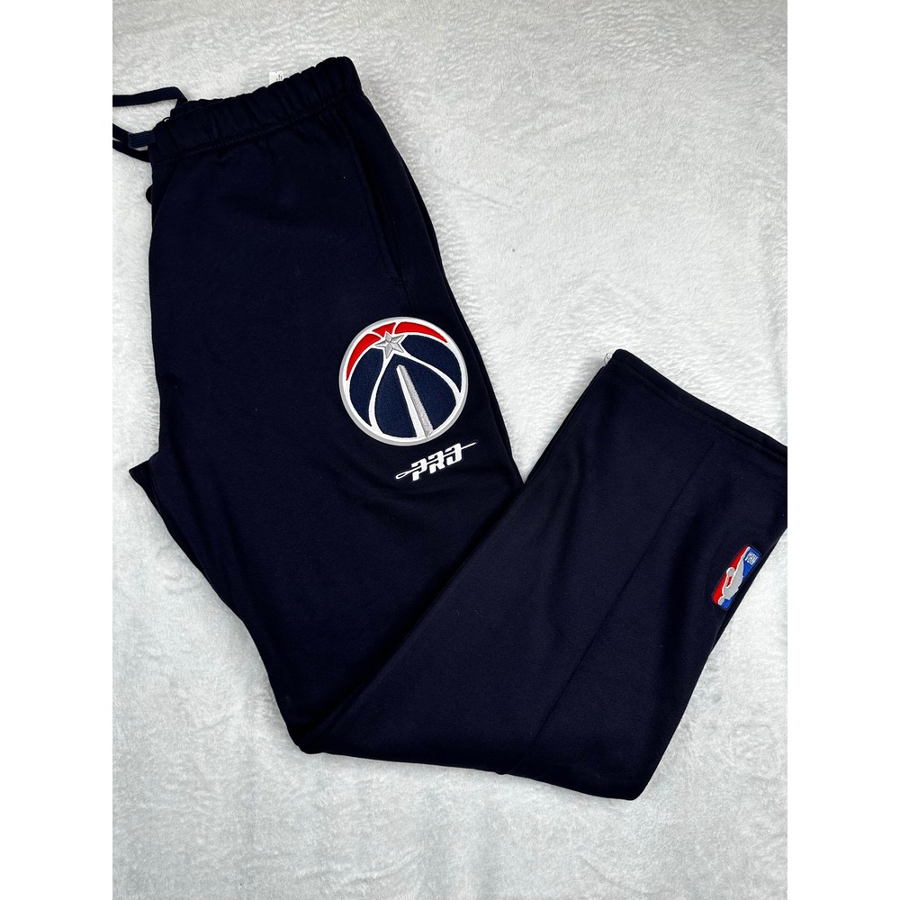 NBA Pro Standard Washington Wizards Navy Blue Sweatpants Joggers Mens NEW